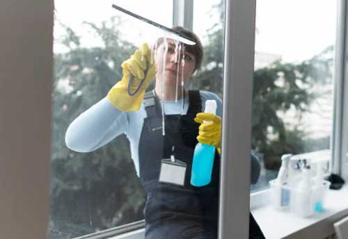 Nettoyage de vitres intérieures et extérieures à Louailles